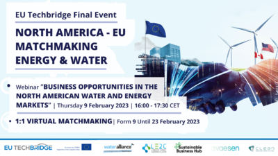 EU Techbridge Final Event - North America-EU matchmaking energy & water