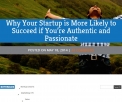 Why Your Startup is More Likely to Succeed if You're Authentic and Passionate