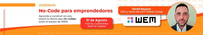 Webinar No-Code para emprendedores