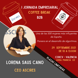 I Jornada Empresarial COIICV y ASCIRES – Coffee Break B2B