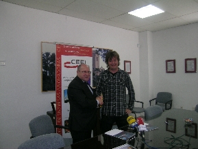 Firma del Convenio de colaboraci�n entre el CEEI Elche y la Fundaci�n Pascual Ros Aguilar