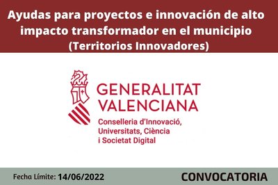 Ayudas proyectos innovación en municipios
