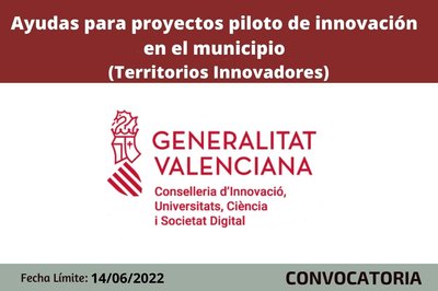 Ayudas proyectos piloto innovación en municipios