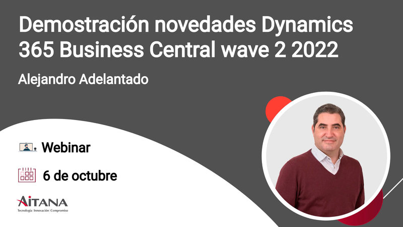 Webinar - Demostracin novedades Dynamics 365 Business Central wave 2 2022
