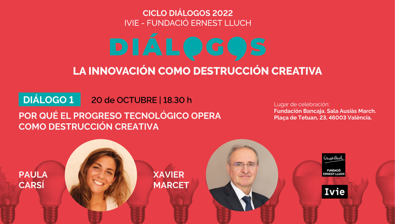DILOGO 1: Por qu el progreso tecnolgico opera como destruccin creativa. Paula Cars y Xavier Marcet