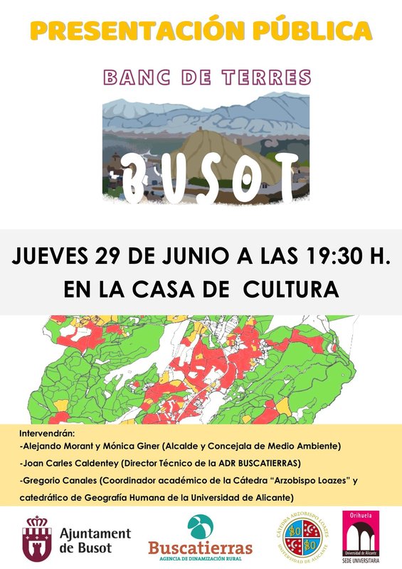 Presentaci�n Banco de Tierras en Bussot