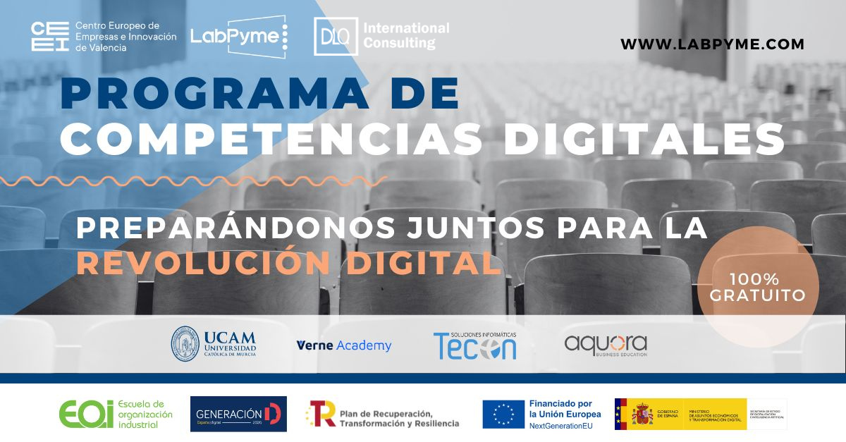 CEEI Valencia, Labypyme y DQL Consultores forman a directivos en competencias digitales