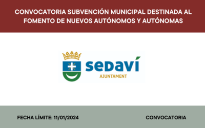 Bases convocatoria subvenci�n sedav� 2023