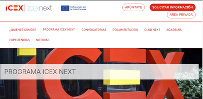 Convocatoria de ICEX Next 2024