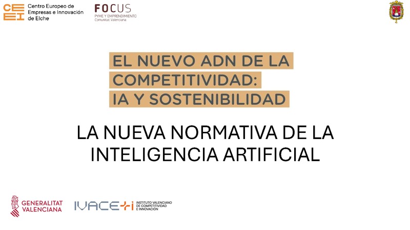 Presentacin "La nueva normativa de la Inteligencia Artificial"