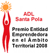 logotipo premio adl santa pola