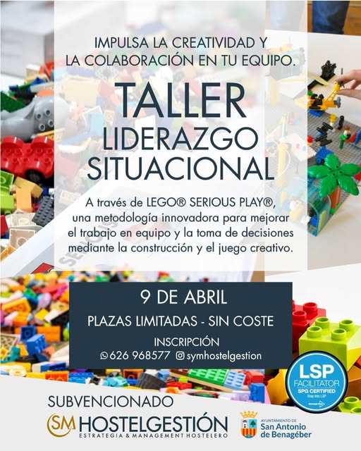 Taller de Liderazgo Situacional con LEGO®️ SERIOUS PLAY®️.