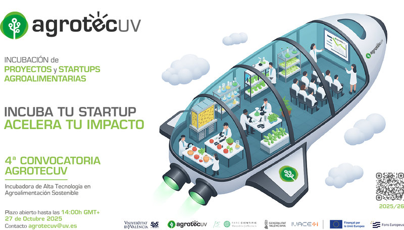 AgrotecUV lanza su 4� convocatoria para impulsar startups innovadoras en agroalimentaci�n