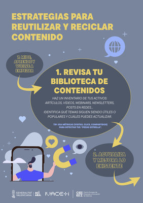 Estrategias para reutilizar y reciclar contenido