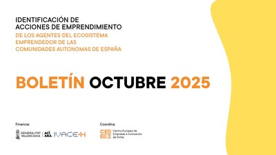 Octubre de 2025 | Bolet�n de Identificaci�n de las acciones de emprendimiento de AEE de las CCAA de Espa�a