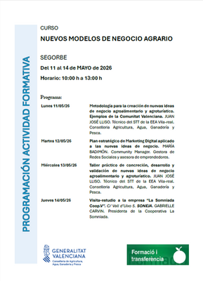 Nuevos modelos de negocio agroalimentario en Segorbe