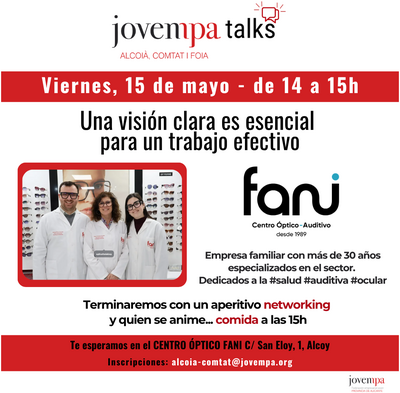 Jovempa Talks Alcoy con Centro �ptico Fani