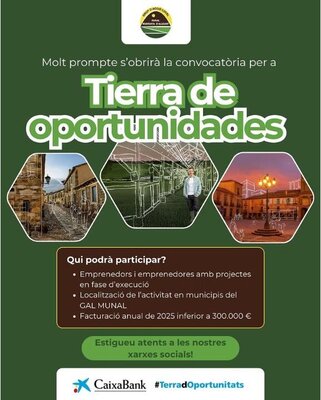 CaixaBank i el Grup d�Acci� Local Rural Muntanya d�Alacant impulsaran l'emprenedoria rural al territori Leader