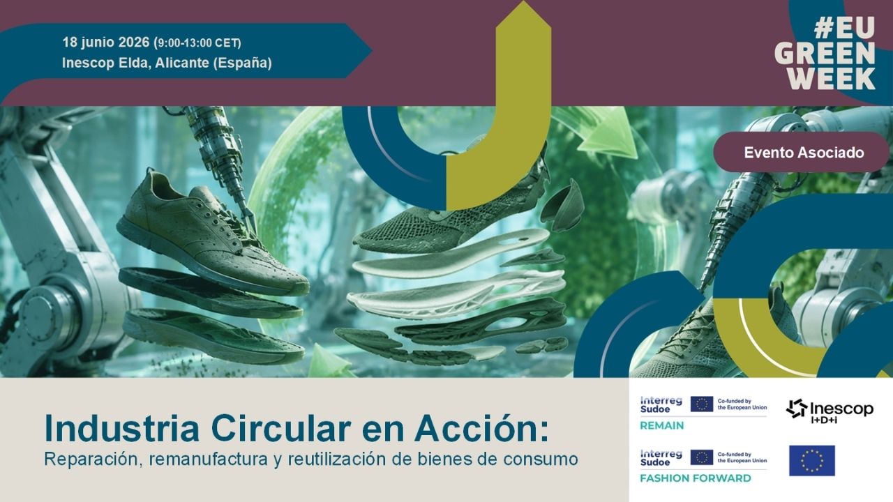La circularidad toma impulso en Inescop: Evento asociado a la EU Green Week centrado en el futuro sostenible del calzado y la moda