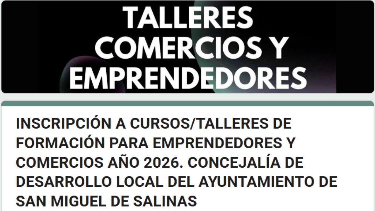 Ayuntamiento San Miguel de Salinas: Formaci�n en Inteligencia Artificial