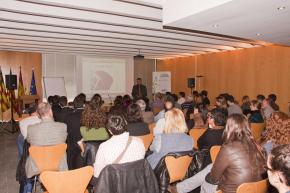 El ponente David Mart�nez, durante la jornada