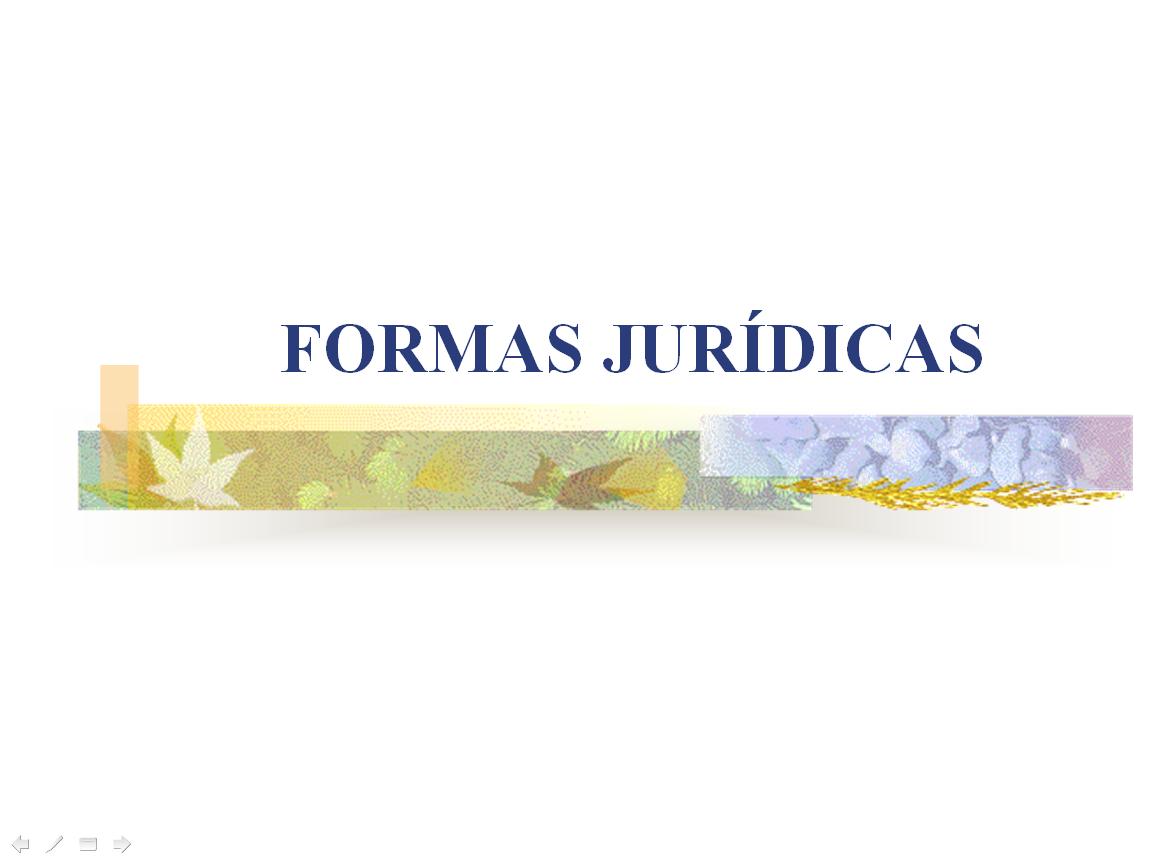 Portada Formas Jur�dicas