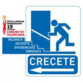 Lema-mensaje Crecete. Imagen #DPECV2012