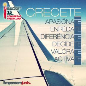 Lema-mensaje Crecete. Imagen #DPECV2012