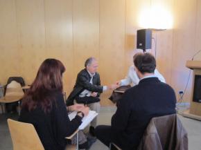 Cuatro empresas se presentan en el Desayuno de Innovaci�n. 30 de noviembre de 2012, CEEI Castell�n.