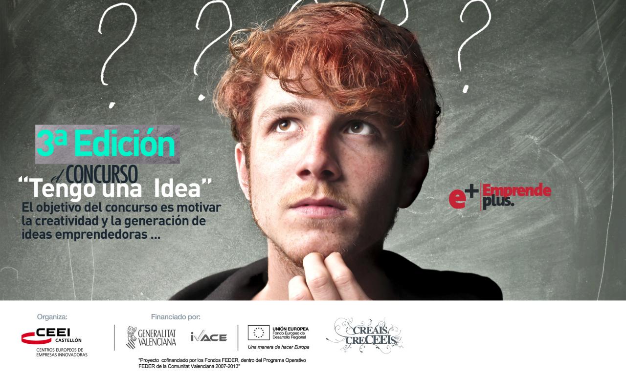 3� Edici�n Concurso "Tengo una idea"
