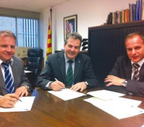 Firma Convenio Grupo Iberfol -Generalitat Catalana