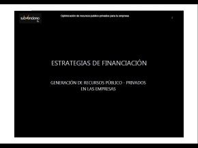 Portada ponencia estrategias de financiacin Enredate Elx2013