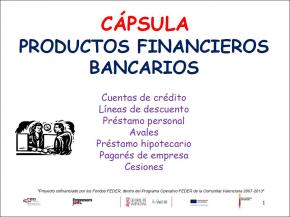 Productos financieros bancarios