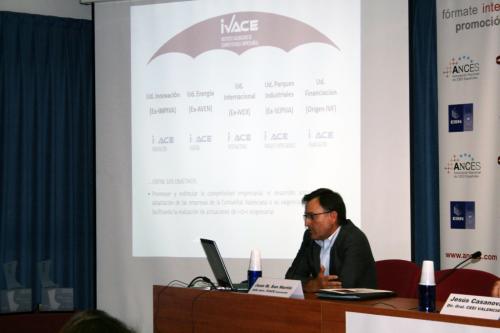 Juan Manuel San Martn, Jefe de Servicio de IVACE Innovacin durante su intervencin