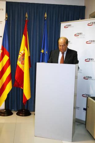 Jes�s Casanova durante la entrega de los premios