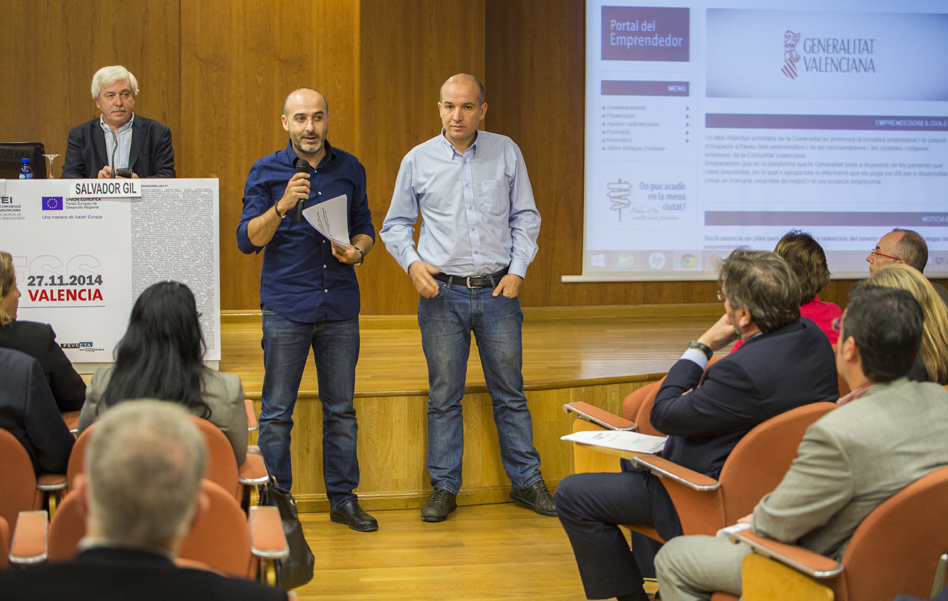 José Domingo Martínez y Javier González, presentación DPECV2014