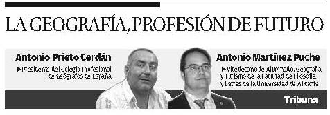 Geografía, profesión de futuro