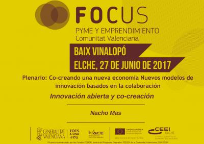 Innovación abierta y co-creación. Nacho Mas