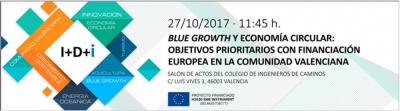 Blue Growth y Economa Circular: Objetivos prioritarios con financiacin europea en la CV