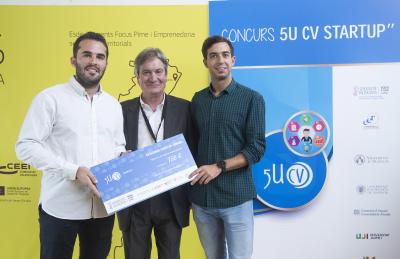 Entrega de premios Concurso 5U CV Startup