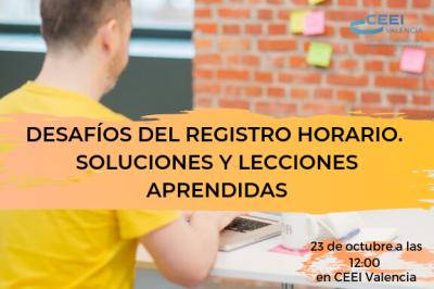 Jornada "Desaf�os del registro horario. Soluciones y lecciones aprendidas"