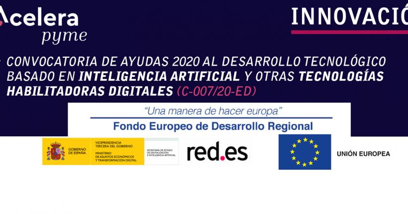 convocatoria ayudas empresas proyectos tecnol�gicos inteligencia artificial