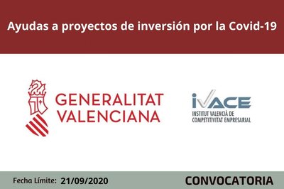 Subvenciones proyectos inversión por la covid19