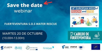 El Cabildo de Fuerteventura presenta &#8239;“Fuerteventura SOS Water RESCUE” en la #EURegionsWeek