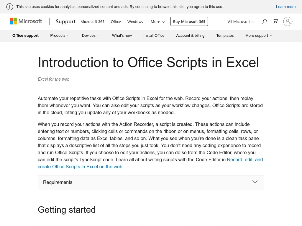 Ya os podis olvidar de las macros! Bienvenidos los Office Scripts!